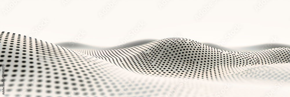 Wall mural elegant textured background: abstract design with geometric patterns and futuristic digital elements