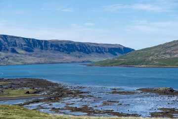 The beautiful Westfjords of Iceland during summer