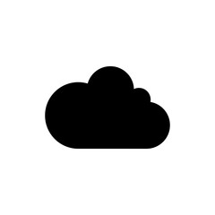 cloud icon vector design in trendy style