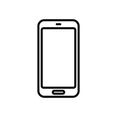 hand phone icon vector design in trendy style
