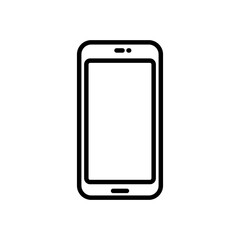 hand phone icon vector design in trendy style
