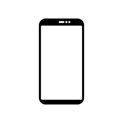 hand phone icon vector design in trendy style