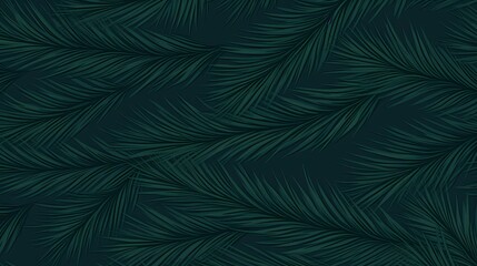 seamless background with coniferous branches pattern, coniferous, fir, 