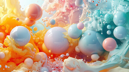 Abstract Sphere Background