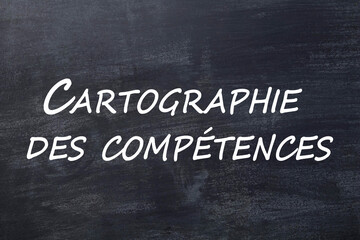 Obraz premium Cartographie des compétences tableau