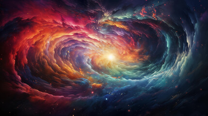 Astronomical phenomena in a cosmic symphony of colors