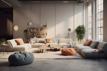 family lounge with a mix of seating options from sofas 