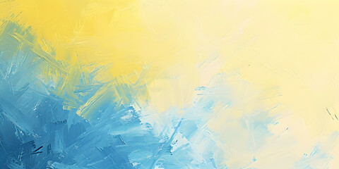 Blue and yellow abstract watercolor background