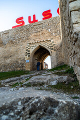 The old castle in the ancient city of Shusha, Azerbaijan