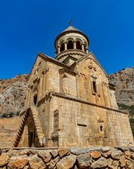 Fototapeta premium Noravank, ancient history building in Armenia. Holy religious landmark, architecture