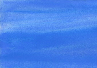 鮮やかな青色のにじみのある水彩背景素材