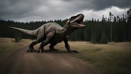  As I glimpsed the vicious dinosaur, I felt a wave of emotion that transported me to another time  