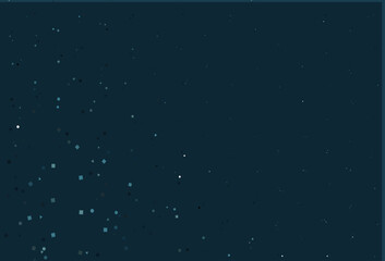 Light BLUE vector backdrop with lines, circles, rhombus.