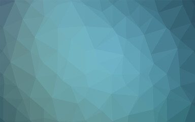 Light BLUE vector triangle mosaic texture. Modern geometrical abstract illustration with gradient. Completely new design for your business.