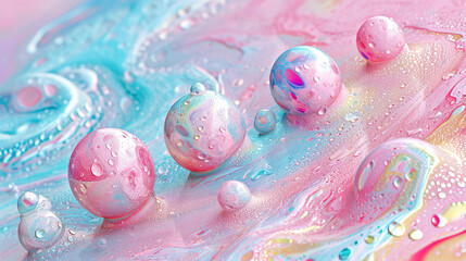 Abstract Spheres Background