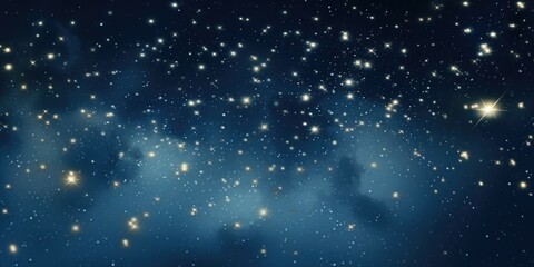 A stunning night sky filled with an abundance of twinkling stars. Perfect for adding a touch of magic and wonder to any project