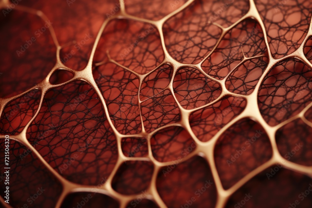 Poster A detailed view of a metal piece. This versatile image can be used in various contexts