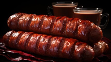 Grill sausages Chicken Beef UHD Wallpaper