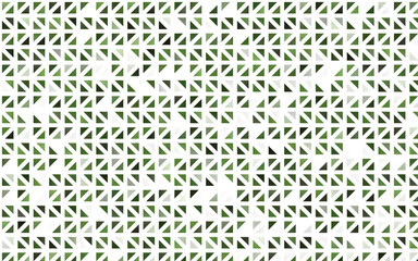 Light Green vector pattern in polygonal style. Illustration with set of colorful triangles. Best design for your ad, poster, banner.