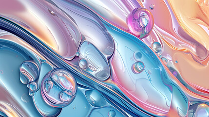 Metallic Swirls Background