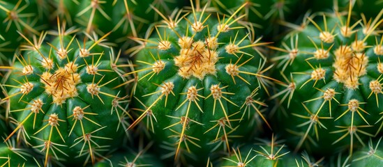 Closeup Pattern of Cactus Spines on a Background Closeup Pattern of Cactus Spines on a Background Closeup Pattern of Cactus Spines on a Background