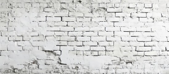 Vintage Charm: Old White Brick Wall Background Evoking a Nostalgic Appeal