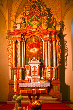 Innenansicht der Pfarrkirche Pfarrkirche Dornbirn-Haselstauden in Vorarlberg	 (&Ouml;sterreich)
