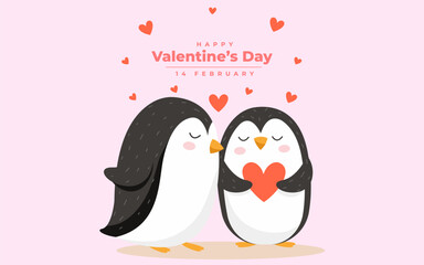 Happy Valentine's Day Vector Illustration Design 