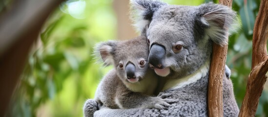 Adorable Koala Baby Cuddles with His Loving Mother in Heartwarming Moment