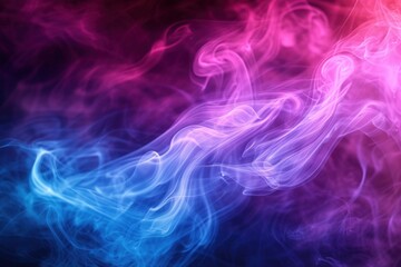 abstract colorful smoke background, The dynamic interplay of sapphire and crimson smoke creates a surreal and mesmerizing visual experience..