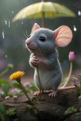 Mouse in the garden