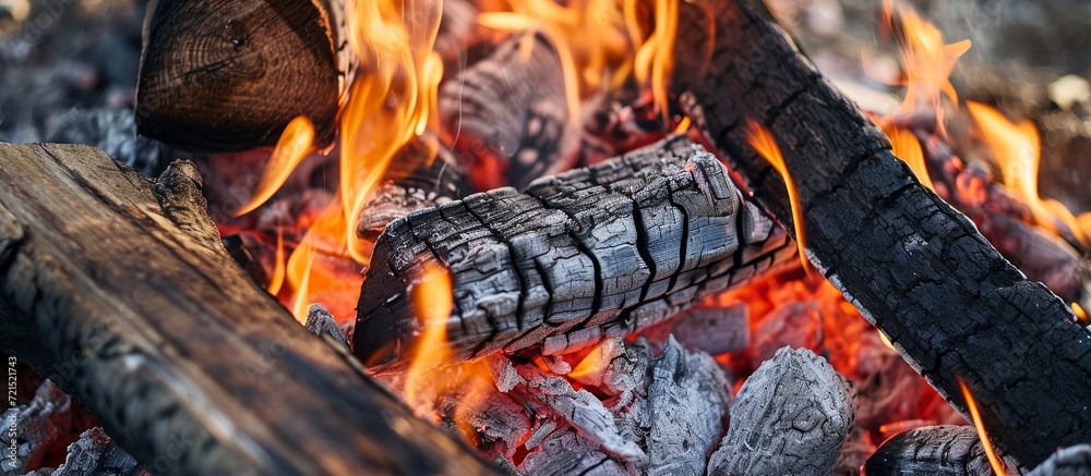 Poster Fireside Feast: Discover the Flavorful Delights of Cooking with Firewood, Charcoal, and StoveBonfire