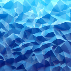  low poly background image in blue tones