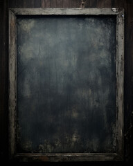 a grunge dark old wood frame window frame сreated with Generative Ai