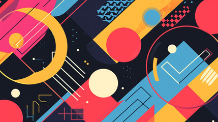 Abstract geometric background vector presentation design. PowerPoint and Business background.