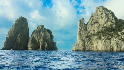 Amalfi coast- Rock in the sea - Capri