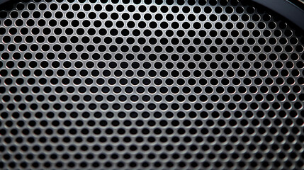 metal mesh of speaker grill texture