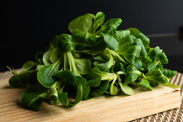 salad leaf, green,  background, fresh