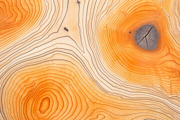 Top view of engraved wood grain on a tree trunk , stock photography сreated with Generative Ai - obrazy, fototapety, plakaty