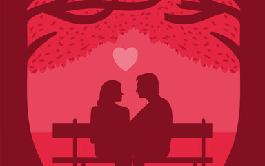 Happy Valentines Day Vector Illustration Design 