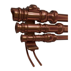 Metal abstract shape, 3d render © neurostructure