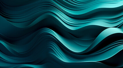 Fototapeta premium Abstract Ocean Waves Pattern in Shades of Blue created with Generative AI technology