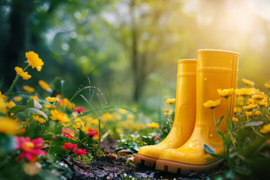 Yellow Rubber Boots Images Browse 41 346 Stock Photos Vectors and Video Adobe Stock