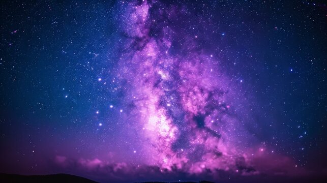 Amazing view of the night sky