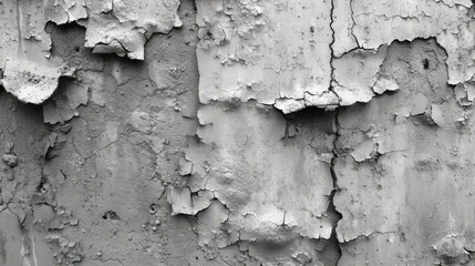 weathered white painted concrete wall texture background