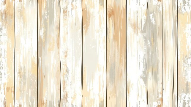 Whitewashed wooden fence planks texture