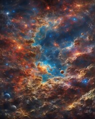 Fototapeta na wymiar Universe Galaxy Planets Constallations Nebula Science Sky Cosmos Spase Astronomy Stars