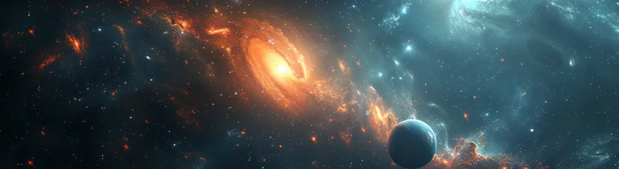 Photo sur Plexiglas Univers Beautiful photos of space with planets of the solar system