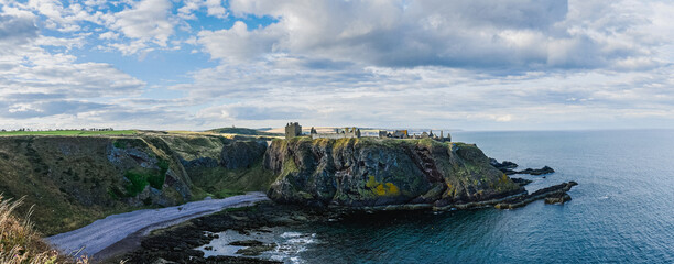 Dunnottar Castle in Aberdeenshire, Scottland