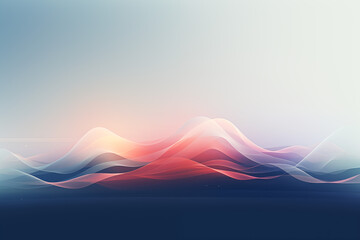 abstract background with waves